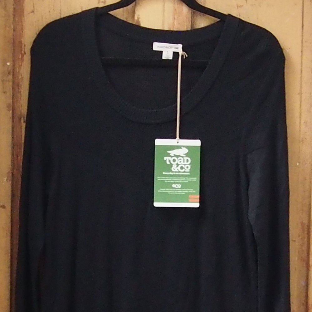 Toad&Co Cambria Sweater Dress Wool/Cotton/Tencel - Picture 4 of 6